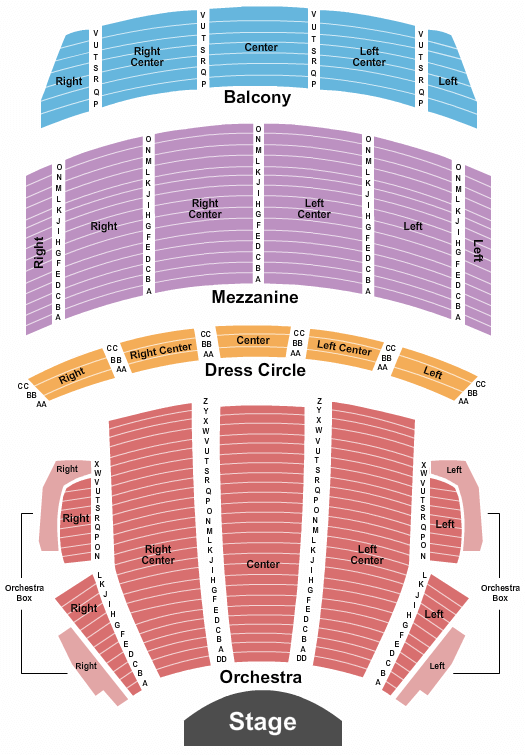 Citizens Bank Opera House Great Gatsby Seating Chart